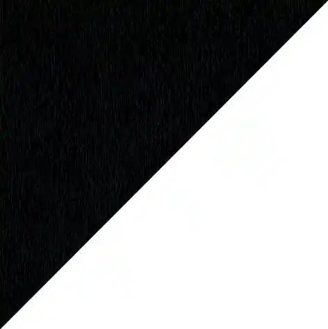 Black on white aluminium door dual colour finish